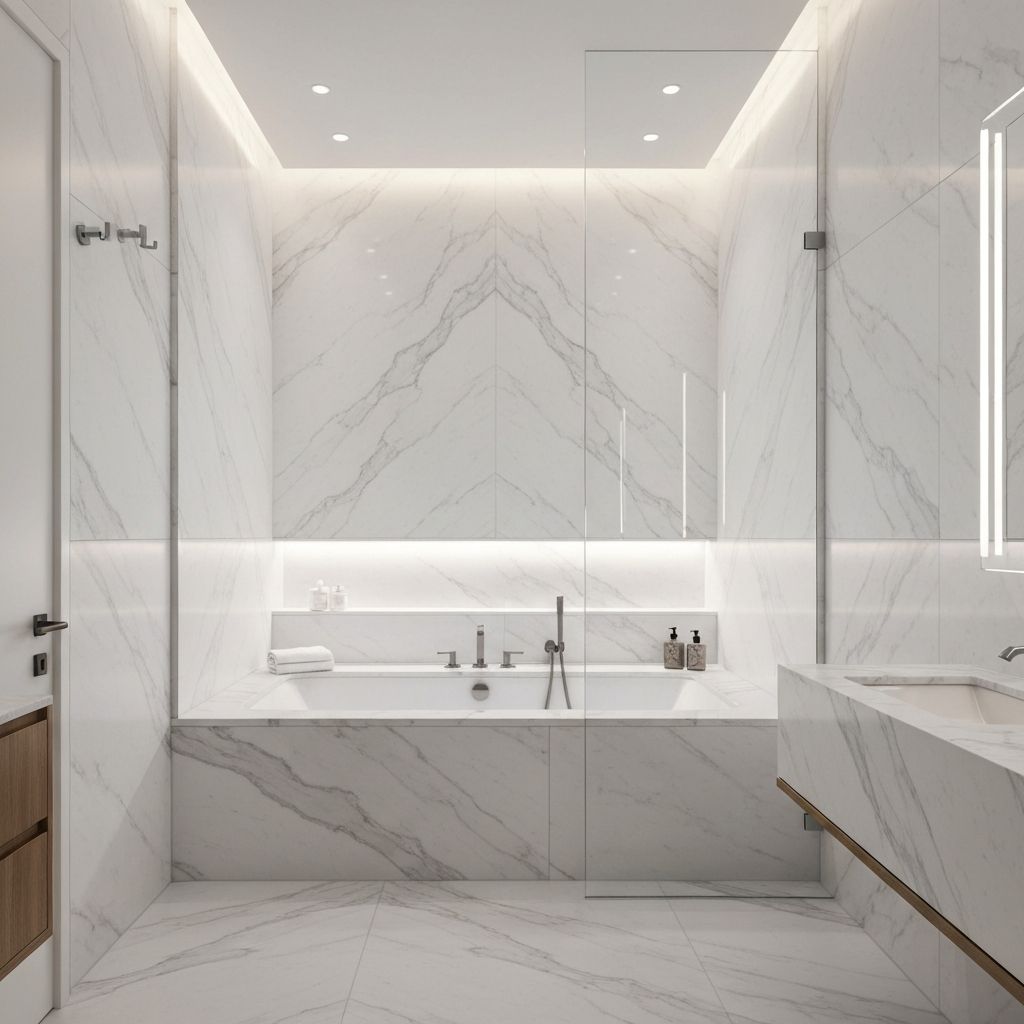 Baño de Lujo con Mármol